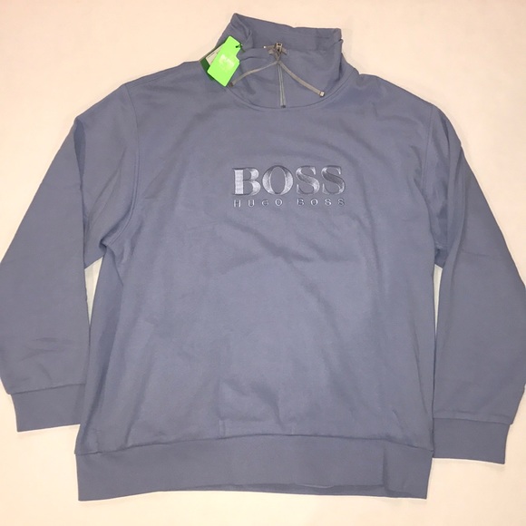 hugo boss mock neck sweater